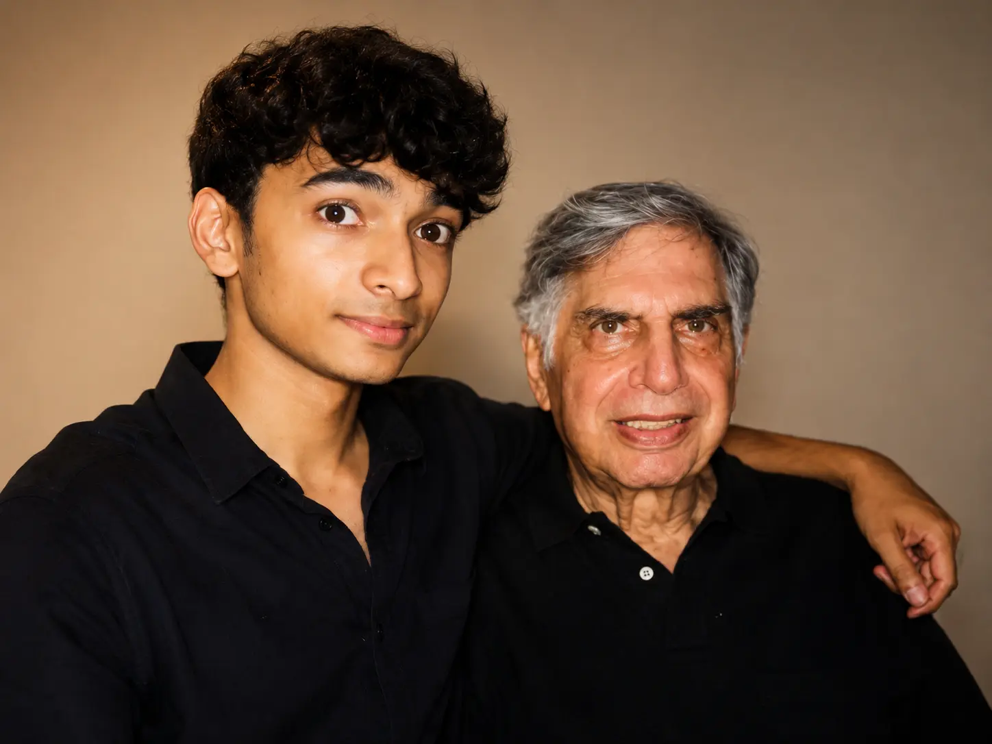 Shantanu Naidu with Ratan Tata